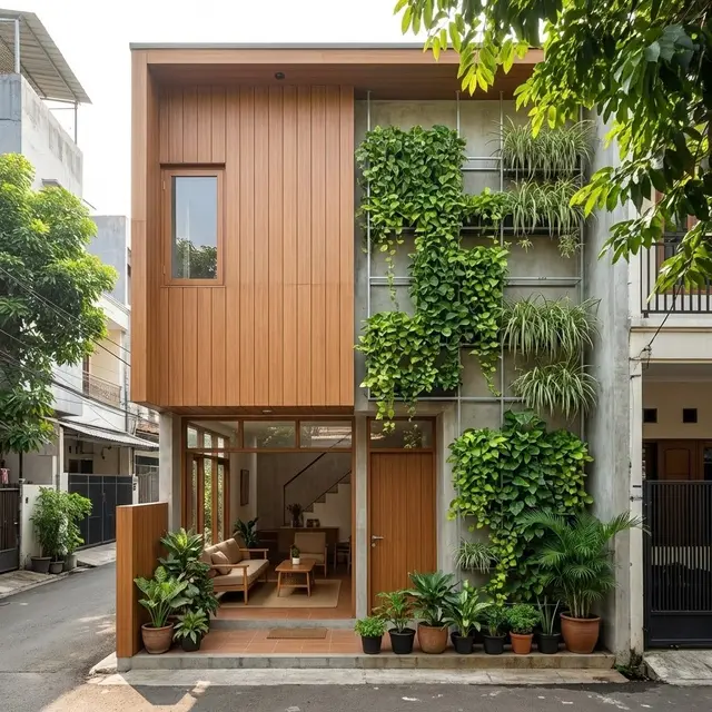 Inspirasi Desain Rumah Mungil Tapi Asri di Perkotaan