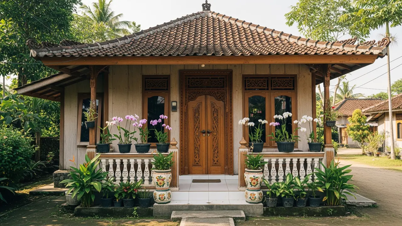 Rumah Kecil Sederhana Tapi Mewah di Kampung