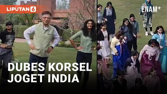 VIDEO: Dubes Korea Selatan Joget India Bikin Heboh Netizen