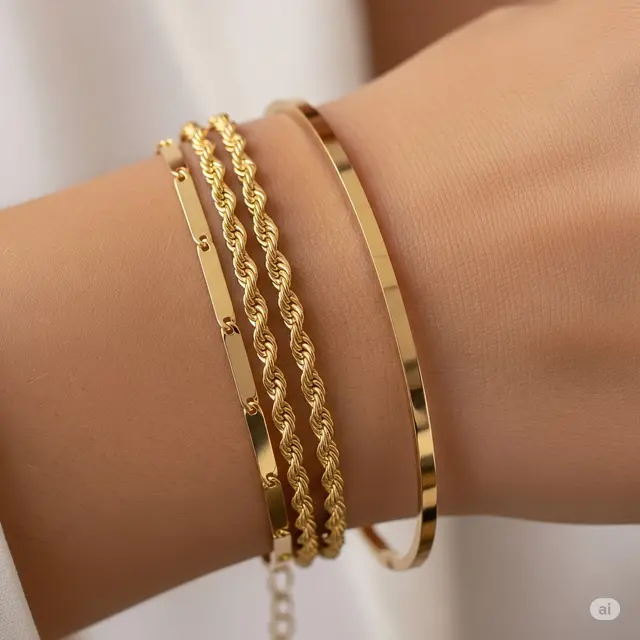 Layered Chain Bracelet