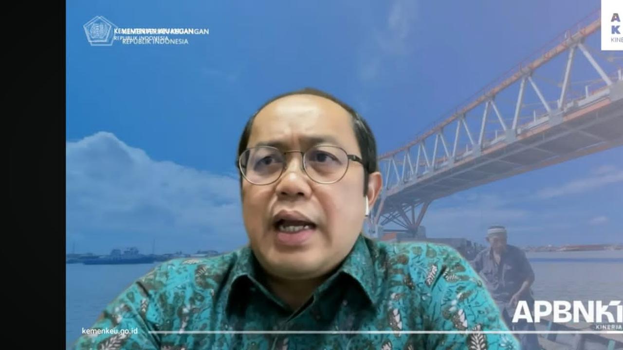 Direktur Jenderal Anggaran Kementerian Keuangan (Kemenkeu) Isa Rachmatarwata dalam konferensi Pers APBN Kita Edisi Februari 2024, secara virtual, Kamis (22/2/2024). (Tira/Liputan6.com)
