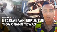 Kecelakaan maut melibatkan truk dan pemotor terjadi di sejumlah daerah. Di Pasuruan, Jawa Timur, truk kontainer menabrak sejumlah kendaraan. Kecelakaan ini mengakibatkan tiga pemotor tewas dan lima korban lainnya terluka parah.