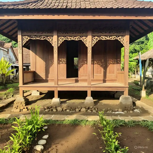 7 Gambar Rumah Sederhana Ukuran 6x9 di Desa dengan Taman Sejuk, Suasana