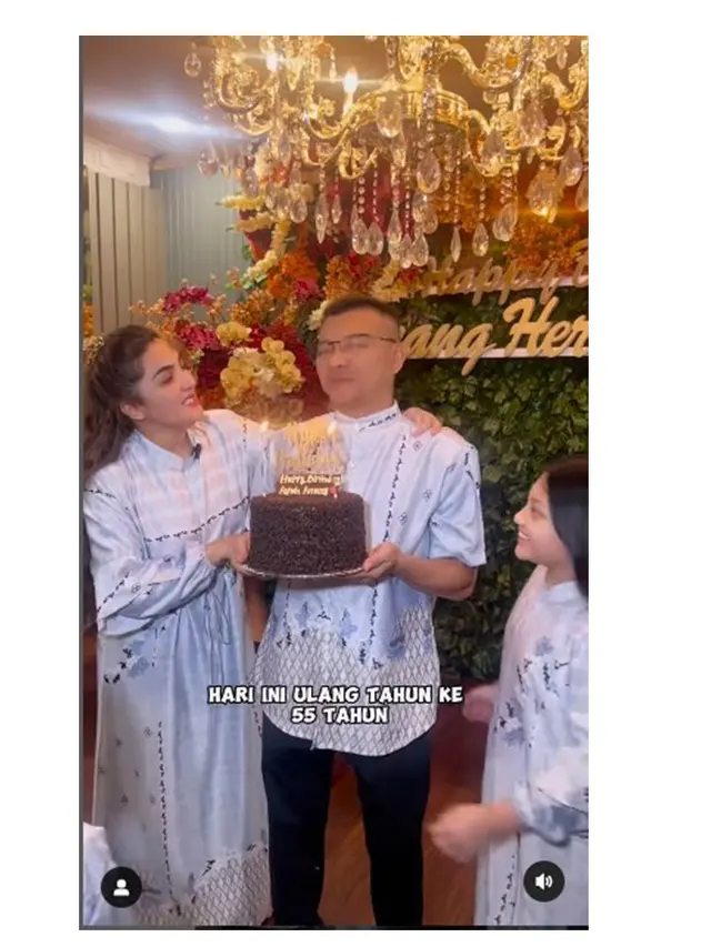 8 Momen Perayaan Ulang Tahun Anang Hermansyah ke-55, Meriah Banget