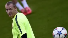 Bek Barcelona asal Prancis, Jeremy Mathieu. (AFP/Franck Fife)