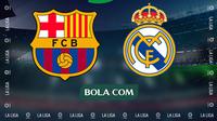 La Liga - Ilustrasi El Clasico - Logo (Bola.com/Adreanus Titus)
