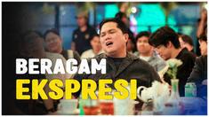 Berita Video, ekspresi Erick Thohir saat nonton bareng laga Timnas Indonesia Vs Irak pada Senin (15/1/2024)