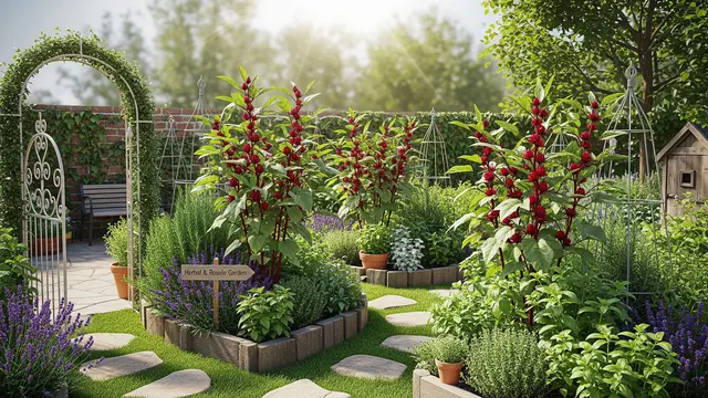Ide Kebun Rosella Rumahan yang Cantik dan Produktif/Gemini AI