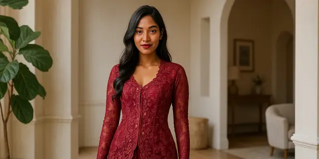 Trik Memilih Warna Kebaya untuk Kulit Sawo Matang Agar Tampil Menawan