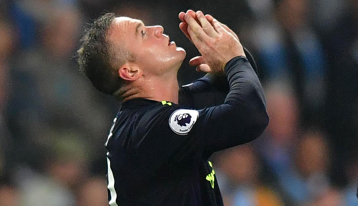 7. Wayne Rooney (Manchester United) – Pahlawan MU saat merebut Liga Champions 2007/2008 absen pada tahun ini karena hijrah ke Everton. Sebanyak 30 gol sudah ditorehkannya selama berlaga memperebutkan trofi Si Kuping Besar. (AFP/Anthony Devlin)