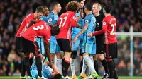 Manchester City Gagal Taklukkan 10 Pemain Manchester United
