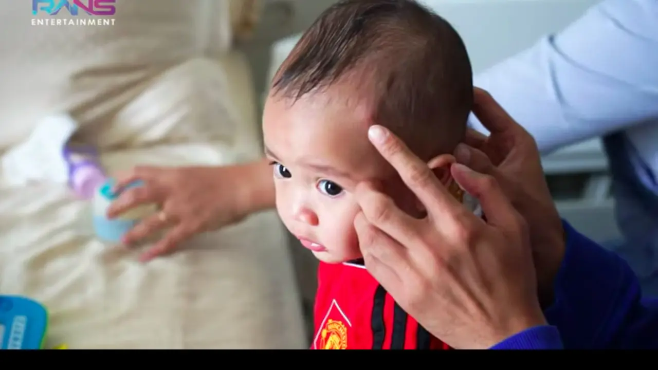Nagita Slavina Nangis dan Gemetar Karena Cipung Jatuh dari Tempat Tidur Hingga Benjol