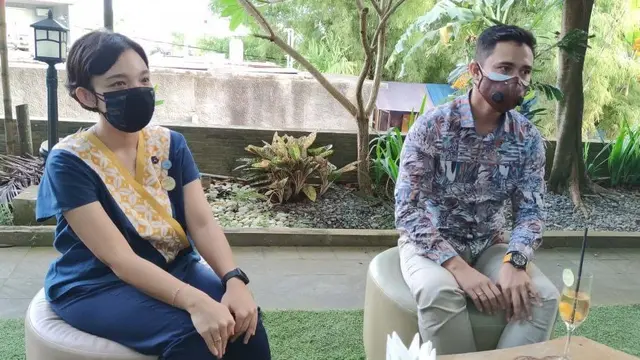 Noah Randa Bramiko dan Stella Simanjuntak dari Novotel-Ibis Balikpapan.