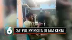 Viral, belasan anggota Satpol PP merayakan pesta ulang tahun di tengah jam bekerja dan abai prokes. Keempat di antaranya dapat sanksi masuk sel tahanan dan alami demam, setelah diswab ternyata positif Covid-19.