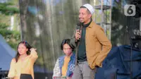 Habib Husein Ja'far menyampaikan ceramah saat tampil dalam KapanLagi Buka Bareng 2023 di Senayan Park, Jakarta, Sabtu (1/4/2023). (Liputan6.com/Faizal Fanani)