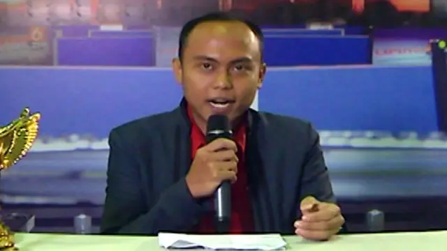 Dino Kurniawan Peserta Presenter di International Broadcaster Expo 2013