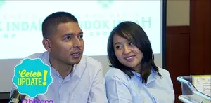 Firmansyah Mahidin Putra, suami Chua Kotak melihat langsung proses persalinan anak pertamanya. 