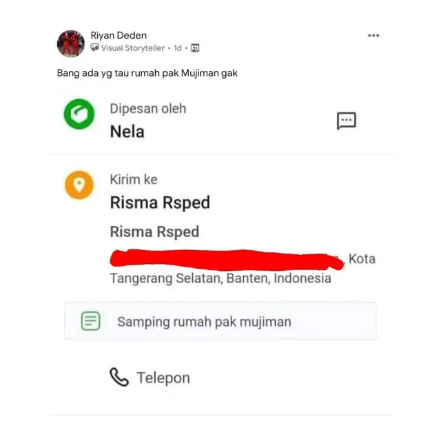 6 Catatan Nyeleneh untuk Driver Ojol Ini Bikin Ketawa
