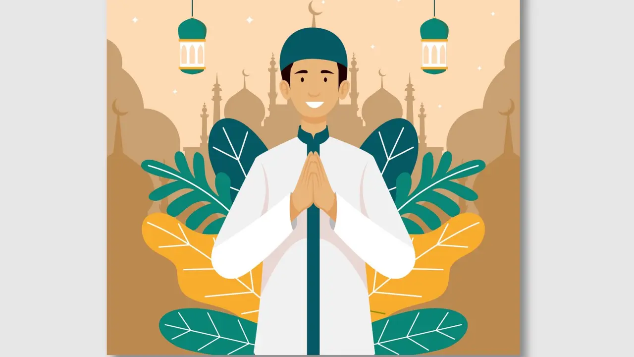 Ilustrasi Lebaran, Idul Fitri, Idulfitri, muslim, Islami