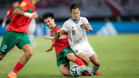 Duel pemungkas Grup A Piala Dunia U-17 2023 antara Timnas Indonesia U-17 versus Maroko U-17 di Stadion Gelora Bung Tomo, Surabaya, Kamis (16/11/2023). (Bola.com/Bagaskara Lazuardi)