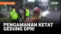 Jelang Pengesahan RUU TNI, Gedung DPR Dijaga Ketat!