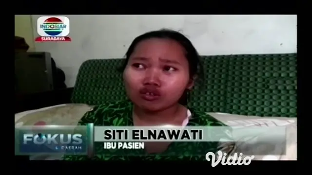 Seorang anak berusia 5 tahun asal Tulungagung diduga menderita tumor mata, mata bocah malang tersebut bengkak dan mengalami pembesaran sebelumnya mata sang anak hanya terkena debu.