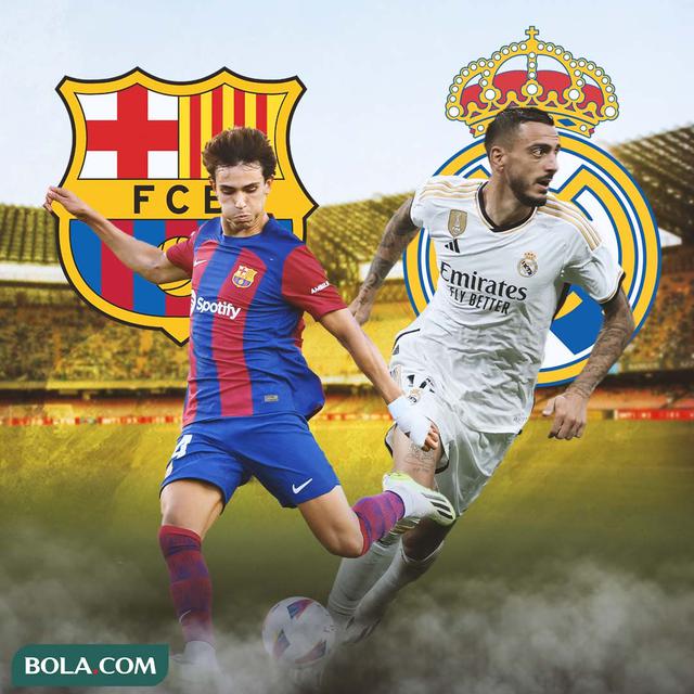 Ilustrasi - Joao Felix - Barcelona, Joselu - Real Madrid