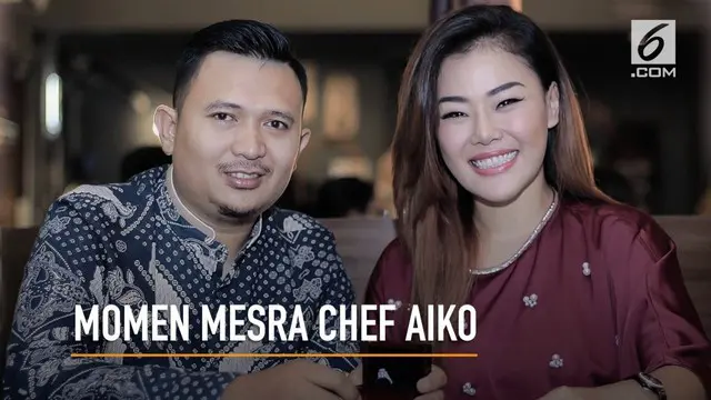 Chef Aiko dan sang suami, Saugi Balfas sering mengunggah kemesraan mereka di media sosial.