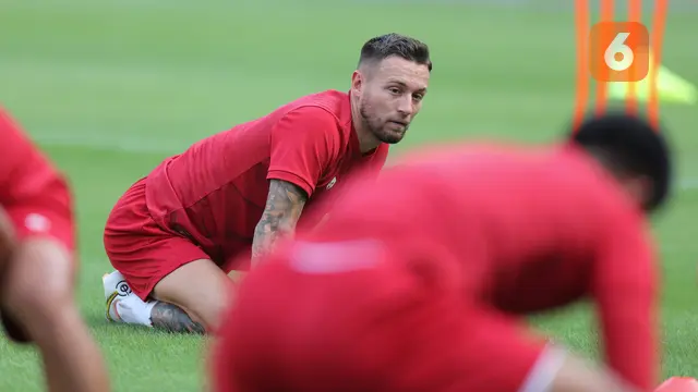 Latihan Timnas Indonesia Jelang Laga Perdana Melawan Kamboja di Piala AFF 2022