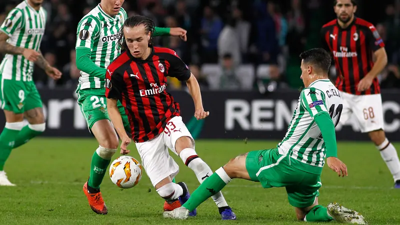 Gol Suso Selamatkan AC Milan dari Kekalahan Atas Real Betis