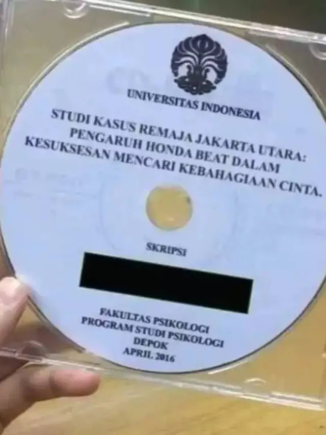 10 Judul Skripsi Unik Ini Bikin Penasaran, Temanya di Luar Nalar