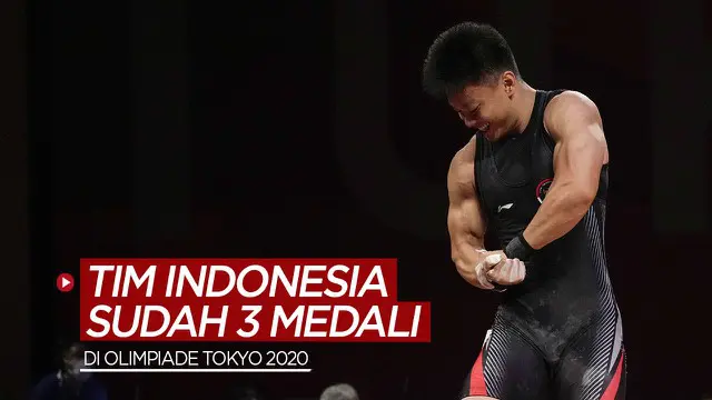 MOTION GRAFIS: Sementara Ini, Tim Indonesia Sudah Meraih 3 Medali di Olimpiade Tokyo 2020
