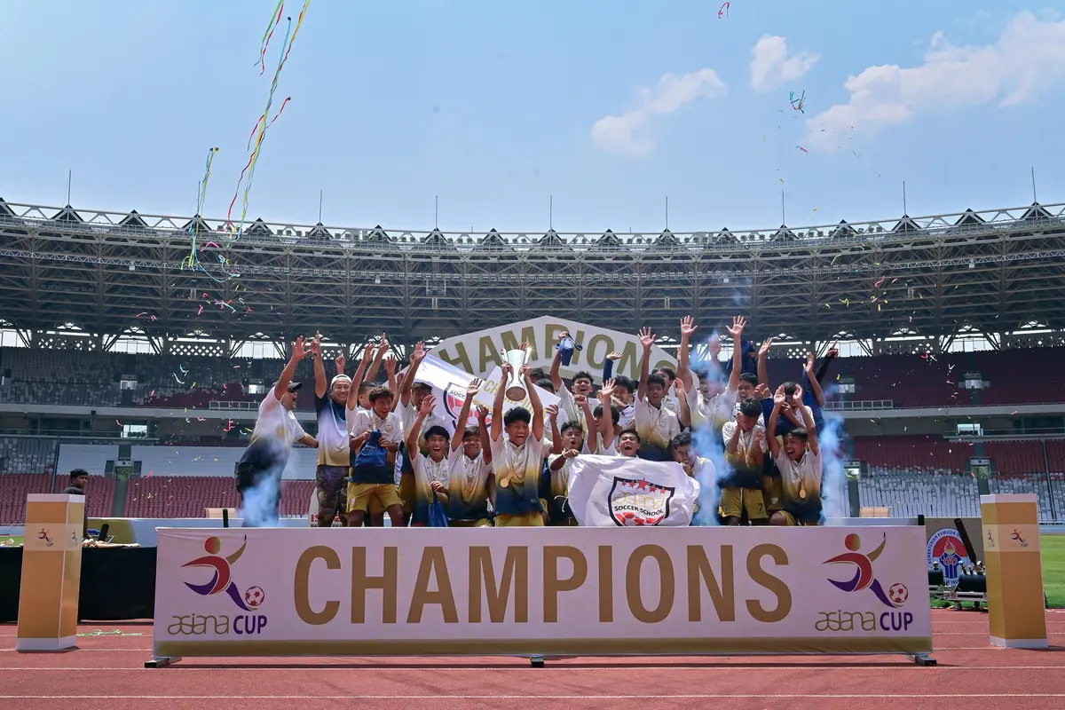 Perayaan gelar juara di Asiana Cup 2023