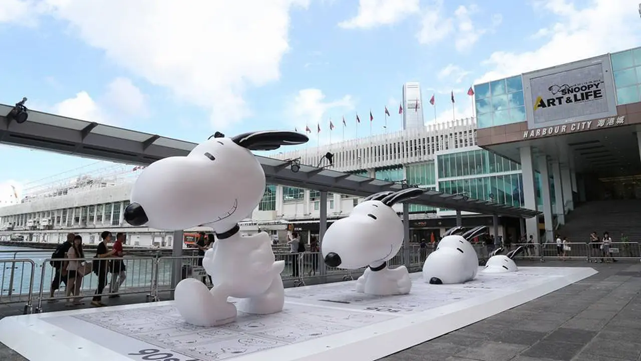 Snoopy Menjadi Daya Tarik di Pameran Hongkong
