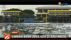 Busa-busa ini timbul setiap kali petugas melakukan pemompaan air Kali Ancol ke muara.