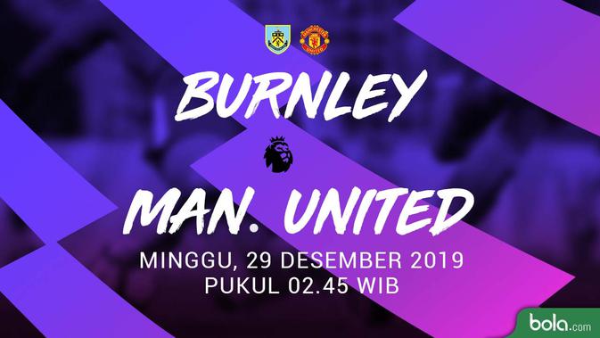 Premier League - Burnley Vs Manchester United (Bola.com/Adreanus Titus)