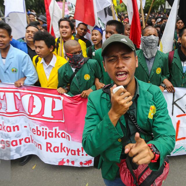 Demo Mahasiswa Di Kawasan Istana Kepresidenan News Liputan6 Com
