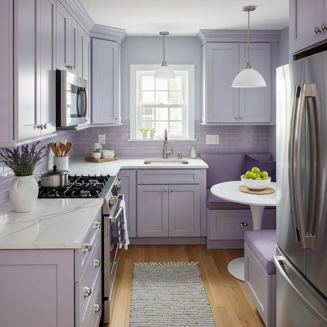 Warna Cat Dinding di Dapur Sempit Agar Terlihat Cerah (Gemini AI)