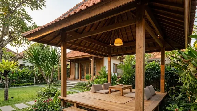 Cara Membuat Pendopo Depan Rumah Tetap Nyaman untuk Keluarga
