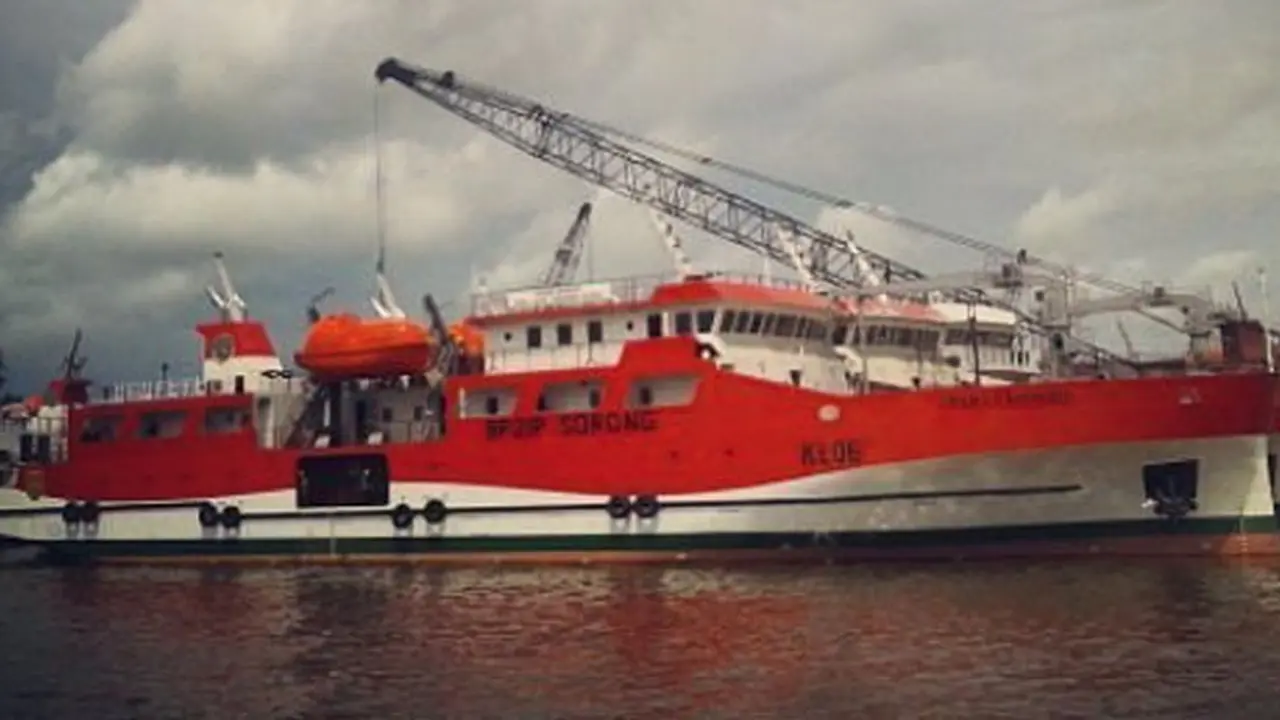 KL Frans Kaisiepo Milik BP2IP Sorong Lakukan Pelayaran Perdana