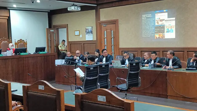 Syahrul Yasin Limpo (SYL) membacakan nota pembelaan alias pleidoi, Jumat (5/7/2024)