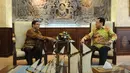 Ketua DPD, Irman Gusman menerima Pengurus Badan Musyawarah Antar Gereja-Gereja (Bamag) Nasional di Jakarta, Senin (22/12/2014).(Liputan6.com/Andrian M Tunay)