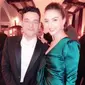 Raline Shah cantik pakai gaun hijau saat foto bareng Rami Malek di ajang Golden Globes 2019 (Dok.Instagram/@ralineshah/https://www.instagram.com/p/BsVHLjTgbSc/Komarudin)