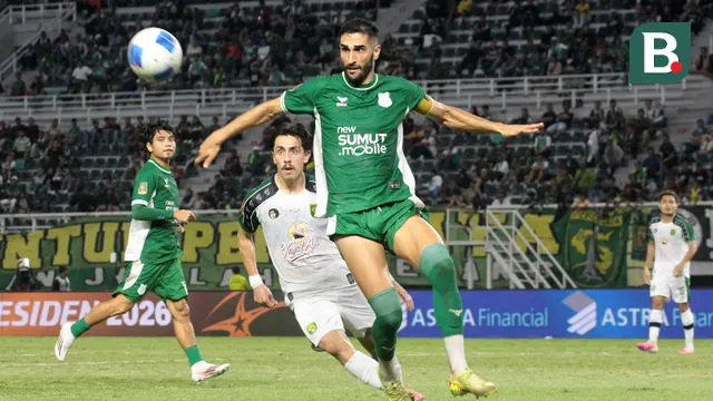 Foto: Bajul Ijo Melaju! Sundulan Maut Yuran Fernandes Bawa Persebaya ke Semifinal Piala Presiden 2026