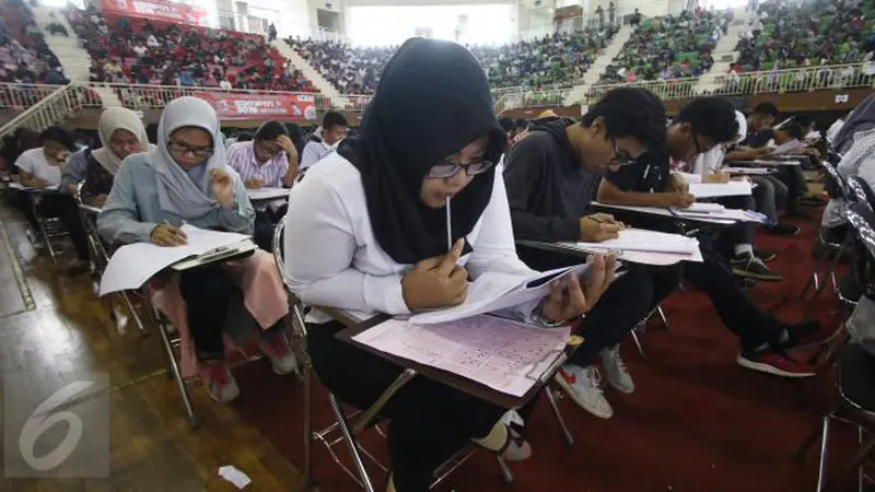 Ilustrasi ujian Seleksi Nasional Masuk Perguruan Tinggi Negeri atau SNMPTN 2017