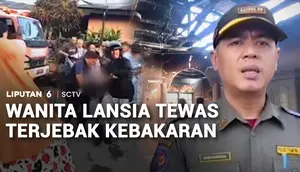 Wanita Lansia Tewas Terjebak Kebakaran