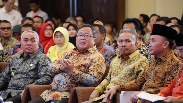 Menteri Bambang Brodjonegoro di Balikpapan.