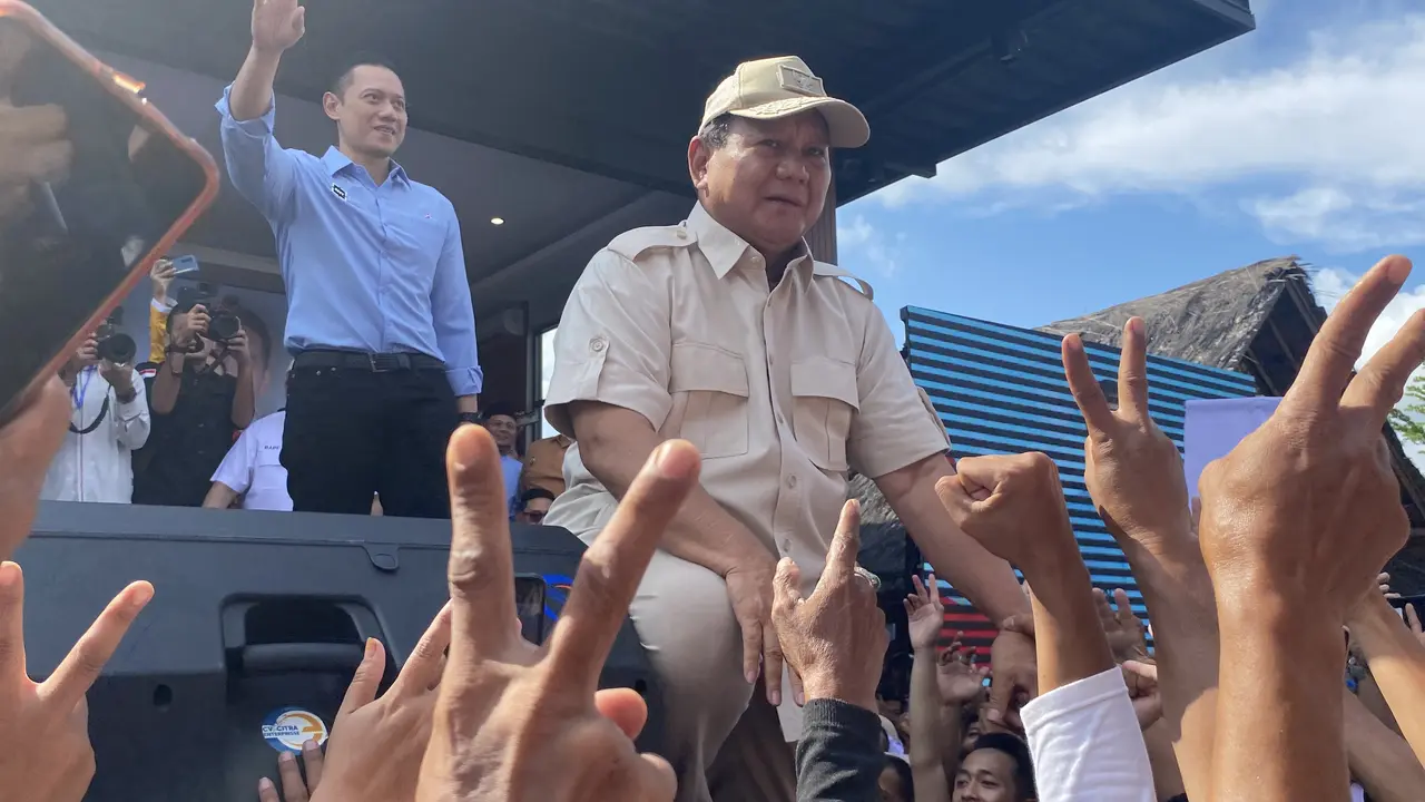 Capres 02 Prabowo Subianto Kampanye di Tasikmalaya