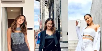Pevita Pearce menjadi salah satu artis yang kerap menggunakan sneakers di berbagai kesempatan. Gayanya tak pernah gagal, selalu kece dan stylish.