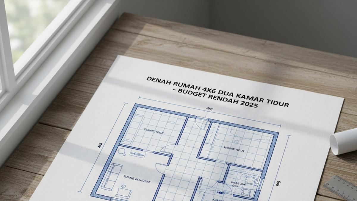 Wujudkan 6 Denah Rumah Kecil Budget Rendah 2025, Tetap Fungsional dan Elegan